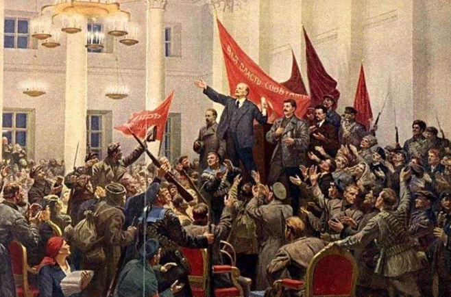 革命运动的统称,这些运动最终推翻了俄罗斯帝国并建立了苏维埃俄国