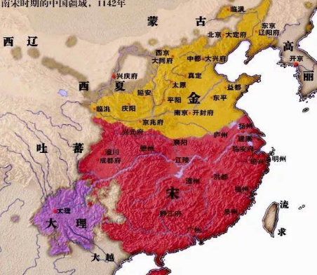 宋朝时期的辽国和金国在什么地方领土面积有多大