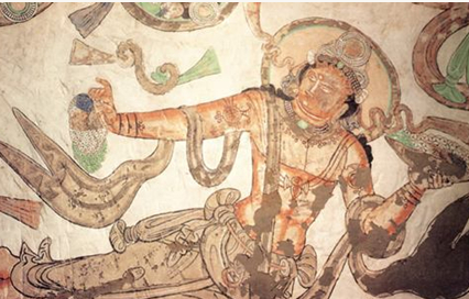 紧那罗：印度神话中的歌神，为佛教天神“天龙八部”之一