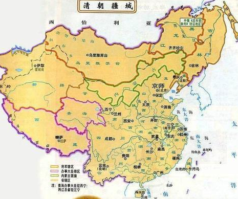 清朝最大疆域面积有多大 和现在相比多出来哪些地方