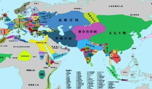 历史上疆域曾经横跨亚欧非三大洲的国家有哪五个？
