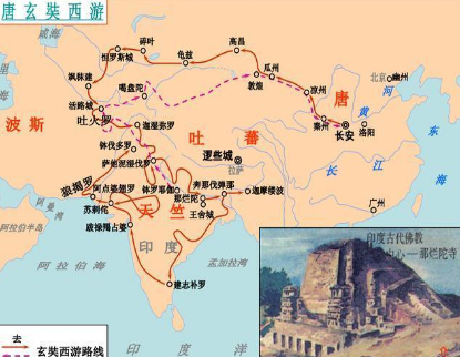 唐朝时期有海上丝绸之路 玄奘为什么不乘船去天竺