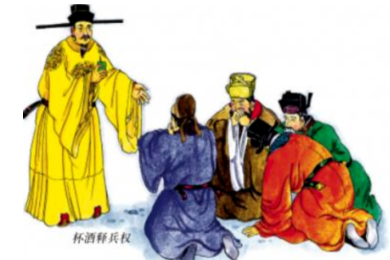 北宋建立初期的杯酒释兵权，是后来导致北宋灭亡的原因吗？