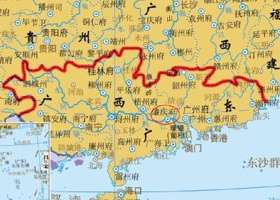 明朝两广总督驻在梧州 为什么到了清朝却搬到广州了呢