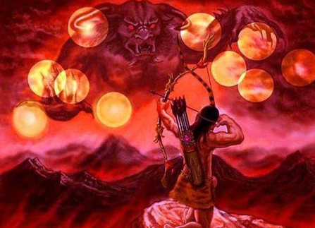 后羿和大羿之间是什么关系 射日的人到底是后羿还是大羿