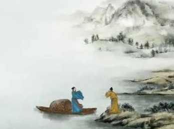 韩翃所作的《送客归江州》，描绘了在江边送别了弃官归隐的友人的景象
