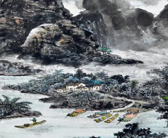 《济江问舟子》孟浩然所作，描绘了哪些场景？
