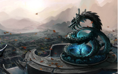 中国古代神话的天之四灵：青龙、白虎、朱雀、玄武