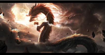 烛九阴是神话传说中的神兽，它的形象主要来自于什么？