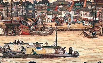 在春秋末期，吴国国王夫差命人开凿了哪三条运河？