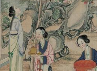 抄检大观园后，贾母送给黛玉一碗鸡髓笋是因为什么？