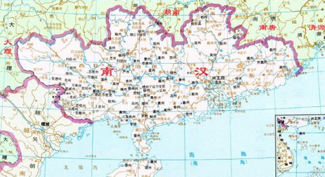 南汉的疆域辽阔到什么程度？南汉的地盘有多大？