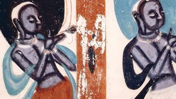 西魏时期，敦煌壁画的整体风格是什么样的？