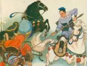 说岳全传第十回：大相国寺闲听评话，小校场中私抢状元