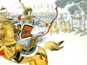 狄青演义第五回：小英雄受困求签，两好汉怜贫结义