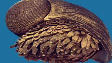 作为世界上最坚硬的生物，鳞角腹足蜗牛有什么外貌特征？