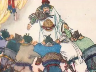 说岳全传第二十回：金营神鸟引真主，夹江泥马渡康王