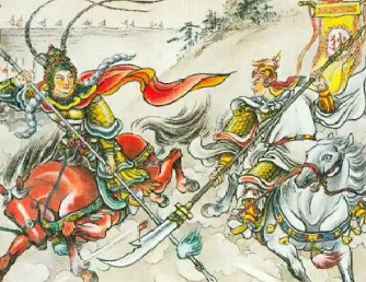 狄青演义第一回：选秀女内监出京，赴皇都娇娥洒泪