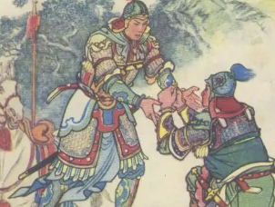 说岳全传第四十七回：擒叛臣虎将勤王，召良帅贤后赐旗