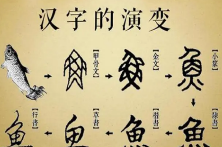现在使用的汉字是如何演变而来的？大致分为四个阶段