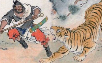 《水浒传》中黑旋风沂岭杀四虎简介