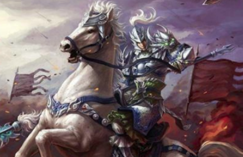 高览与许褚大战都赢了，却一回合死在赵云枪下