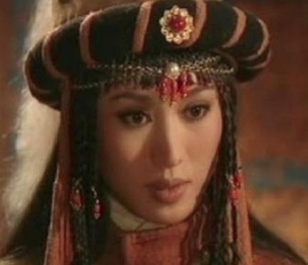 忽兰皇后：被成吉思汗抢来，成后宫最受宠的妃子
