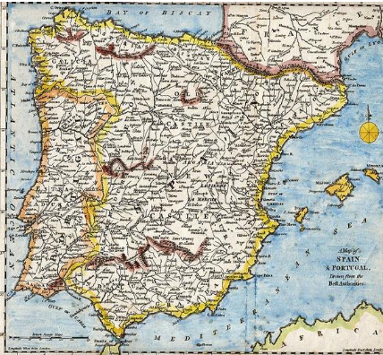 西班牙帝国与葡萄牙帝国分别占据半个地球 后面竟然合并了