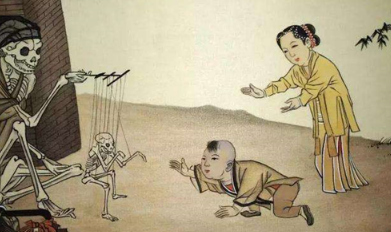 宋朝李嵩留下的一幅“鬼”画，《骷髅幻戏图》想要表达什么？