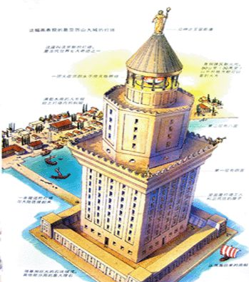 亚历山大灯塔的结构是什么样的 考古上的研究是什么样的