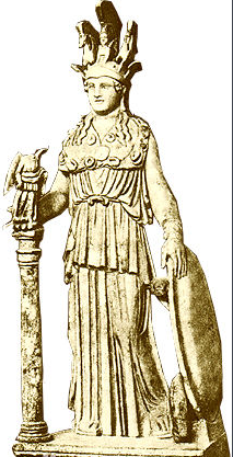 雅典娜神像菲迪亚斯图片