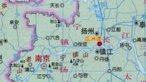 楼船夜雪瓜洲渡里的瓜洲渡在哪里呢？