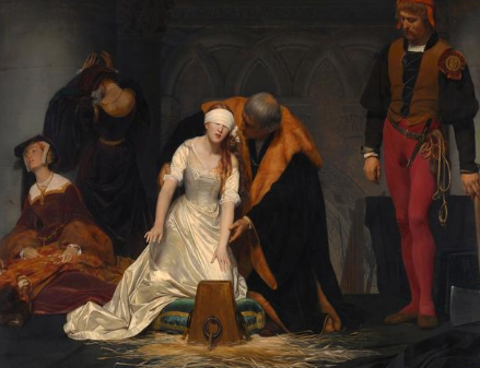 英国国家美术馆中的布面油画：简&middot;格雷女士的死刑