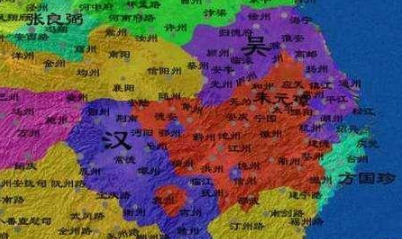 陈汉地图图片