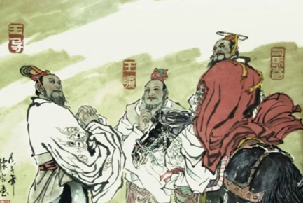 在书法上很有造诣的王羲之，在生活中也是个很智慧的人