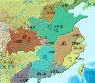 五代十国称呼：定义为到宋朝统一十国剩余政权为止