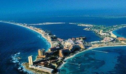 坎昆：墨西哥著名国际旅游城市，世界公认十大海滩之一