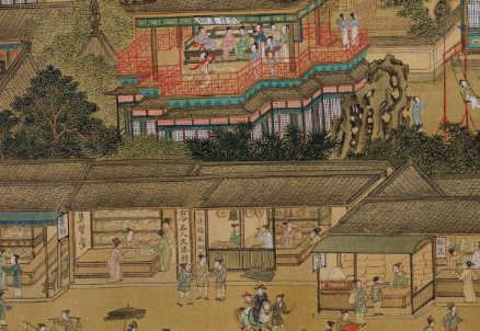 《清明上河图》共分为哪些段落？分别画了什么内容？