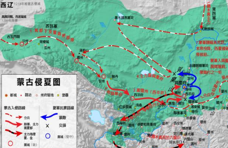 蒙古灭西夏的过程如何 西夏王国时场面到底有多惨烈