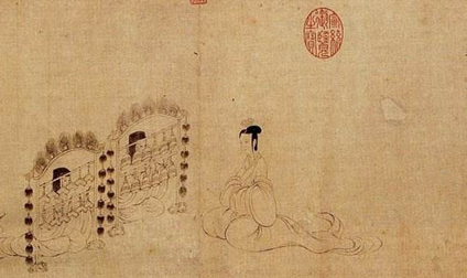 东晋顾恺之创作的绘画：《女史箴图》历史传承介绍