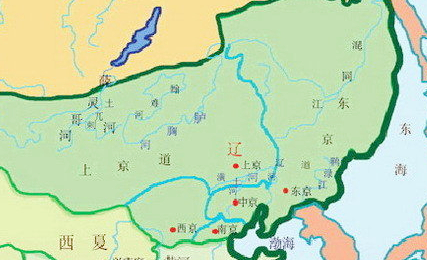 辽国五京地图图片
