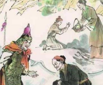 古代两大善妇救了两个人，后来一个当了皇帝，一个当了大将