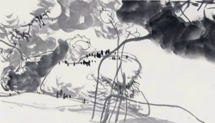 《水木清华图》：清代画家朱耷所绘，现藏于南京博物院