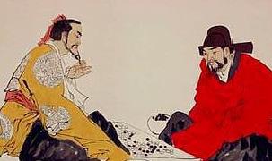 徐达与朱元璋下棋，棋盘上出现两个字惊呆了