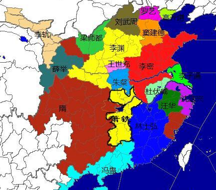 隋末众多势力之中 为何考前的势力几乎都在北方