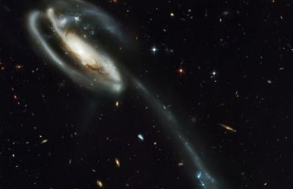 蝌蚪星系：世界上首次发现星系相食的照片证据