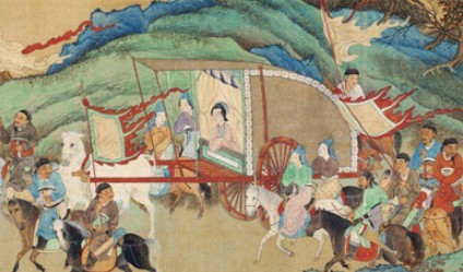 明代画家仇英《文姬归汉图》简介 现为私人买家收藏