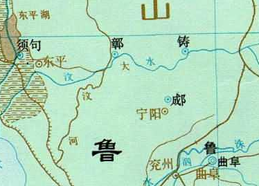 鄣国：姜尚受封于齐，是为齐太公，鄣国被齐太公收为附庸国