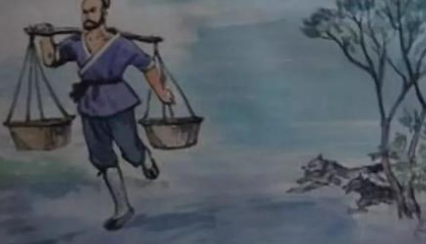 清代古文赏析之狼，该篇古文描绘了什么场景？