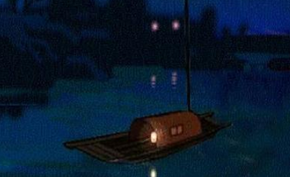 清代五言赏析之舟夜书所见，该诗的作者描绘了什么场景？